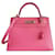 Hermès Hermes Kelly bag 28 pink azalea Leather  ref.1348449