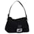 FENDI Mamma Baguette Shoulder Bag Nylon Black Auth yk11760  ref.1348598