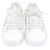Dolce & Gabbana Blanc/Baskets basses ornées de perles dorées Cuir  ref.1348672