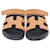 Hermès Hermes Brown Chypre Sandals Leather  ref.1348683