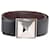 Hermès Hermes Black/Chocolat Medor Infini Reversible Belt Cuir Noir  ref.1348690