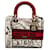 Dior Medium DiorAmour Graffiti Lady D-Lite Red Cloth  ref.1348729