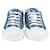 Sneakers basse stellari con monogramma in denim blu Louis Vuitton Di gomma  ref.1348765