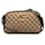 Gucci Small GG Canvas Marmont Matelasse Camera Bag Brown Leather  ref.1348903