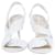 Jimmy Choo White Leila Slingback Sandals Leather  ref.1348917