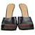 Bottega Veneta Black Stretch Square Toe Slide Sandals Leather  ref.1348958