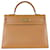 Hermès Hermes Natural Kelly Sellier 35 Bolsa GHW Branco Couro  ref.1348969