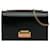 Saint Laurent Art-Deco-Überschlagtasche Schwarz Leder  ref.1349046
