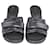 Christian Dior Dior Black Cannage Leather Evolution Heel Slide Sandals  ref.1349069