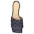Bottega Veneta low padded sandal in denim 10mm Blue Leather Cloth  ref.1349135