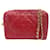Chanel Matelassé Red Leather  ref.1349207