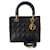 Dior Lady Dior Black Leather  ref.1349210