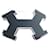 black hermès street belt buckle Steel  ref.1349541