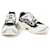 Sneakers in pelle di Sergio Rossi Multicolore Pelliccia  ref.1349564
