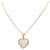 Autre Marque Vintage Van Cleef & Arpels pendant, "Heart", Yellow gold, diamants. Diamond  ref.1349582