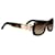Braune Sonnenbrille von Gucci Kunststoff  ref.1349633