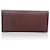 Cartier Brown Leather Embossed Logo Bifold Long Wallet Coin Purse  ref.1349868