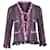 Jaqueta Chanel de malha amarrada em lã roxa Roxo  ref.1349882