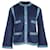 Timeless Chanel Quilted Jacket in Blue Denim  ref.1349884