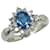 & Other Stories [LuxUness] Platin Saphir Ring Metallring in ausgezeichnetem Zustand  ref.1349951