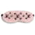 Louis Vuitton Pink Monogram Mink Eye Mask Fur  ref.1349967