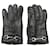 Schwarze Horsebit-Handschuhe aus Leder von Gucci Kalbähnliches Kalb  ref.1350043