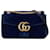 Gucci GG Velvet GG Marmont Shoulder Bag Canvas Shoulder Bag 443496 in good condition Cloth  ref.1350107