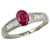 & Other Stories Outro anel de platina, diamante e rubi, anel de metal em excelente estado  ref.1350133