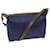 Christian Dior Honeycomb Canvas Shoulder Bag PVC Navy Auth bs13759 Navy blue  ref.1350197