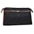 Christian Dior Honeycomb Canvas Clutch Bag PVC Leather Black Auth ac2956  ref.1350216