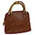 GUCCI Borsa a Mano Bamboo in Pelle Marrone 007 2865 0231 auth 71894  ref.1350246