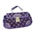 Louis Vuitton Model irvine Purple Leather Velvet  ref.1350421