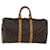 Louis Vuitton Keepall 45 Brown Cloth  ref.1350440