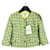 Chanel Jaqueta de tweed Lesage verde limão  ref.1350591