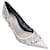 Autre Marque Christian Dior Sapatos de couro de bezerro com bico fino branco Flore  ref.1350773