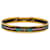 Pulsera de traje de brazalete estrecho esmaltado Hermès negro Metal  ref.1350853