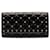 Cartera de cuero con pinchos Rockstud Valentino negro  ref.1350929