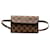 Brown Louis Vuitton Damier Ebene Pochette Florentine Belt Bag Leather  ref.1350930