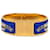 Bracciale con cerniera Locquet smaltato blu Hermès largo Metallo  ref.1350942