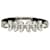 Bracelet Saffiano strass Prada noir Cuir  ref.1351024