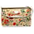 Beigefarbene Umhängetasche „Flora“ aus Gucci GG-Canvas  Leder  ref.1351073