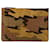 Embreagem de retalhos de camuflagem marrom Burberry em camurça marrom Couro  ref.1351118