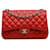 Red Chanel Jumbo Classic Lambskin Double Flap Shoulder Bag Leather  ref.1351129