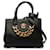 Bolso satchel pequeño con cadena La Medusa de Versace negro Cuero  ref.1351133