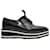 Black & White Prada Platform Brogues Size 38 Leather  ref.1351136