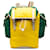 Yellow Burberry Colorblock Nylon Drawstring Backpack Cloth  ref.1351208