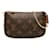 Brown Louis Vuitton Monogram Mini Pochette Accessoires Shoulder Bag Cloth  ref.1351231