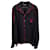 Dolce & Gabbana Embroidered Pyjama Shirt in Black Satin  ref.1351588