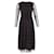Robe mi-longue à manches transparentes Escada en polyester noir  ref.1351592
