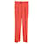 Chloé Calça Straight-Leg em Lã Laranja  ref.1351617